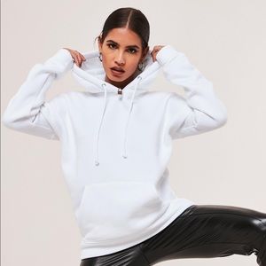 Oversized White Hoodie